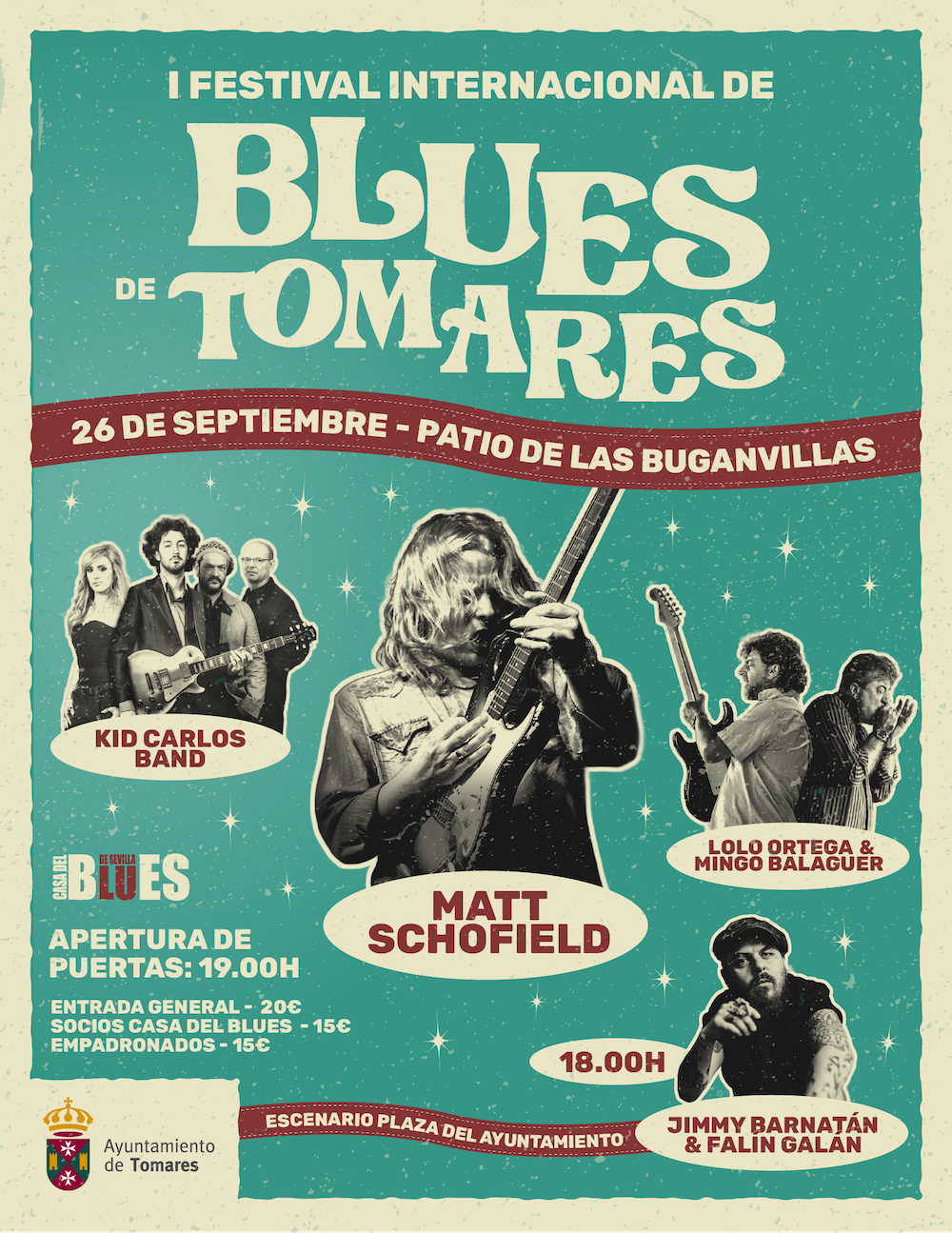 Cartel I Festival Blues Tomares